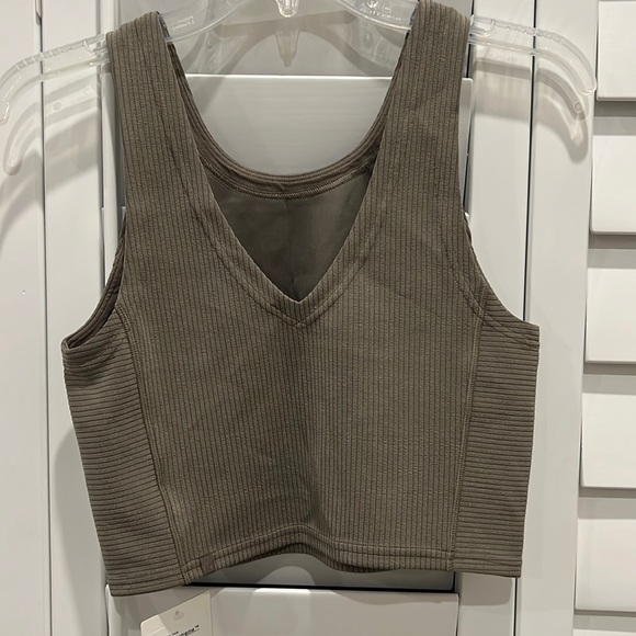 lululemon athletica Tops - Lulu🍋lemon-ribbed softstreme cropped tank